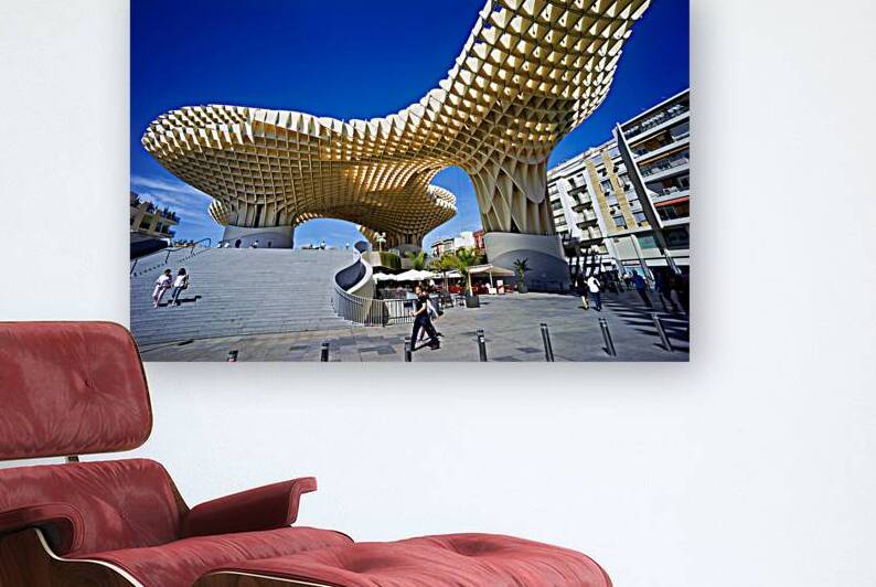 Visit Metropol Parasol in Seville Spain on a sunny day by Marco Brivio
