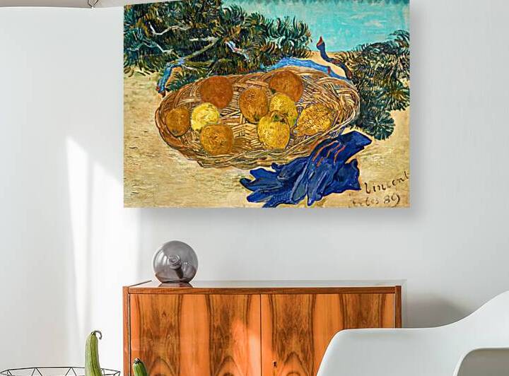 Still life of fruit and gloves in Washington DC by Marco Brivio