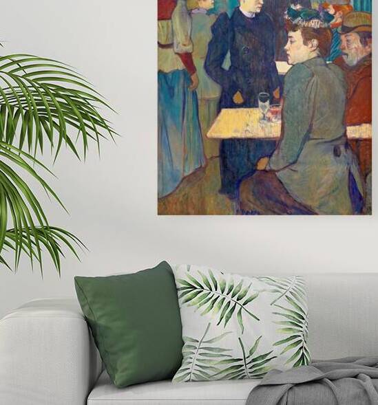 Social gathering at Moulin de la Galette in 1892 by Marco Brivio