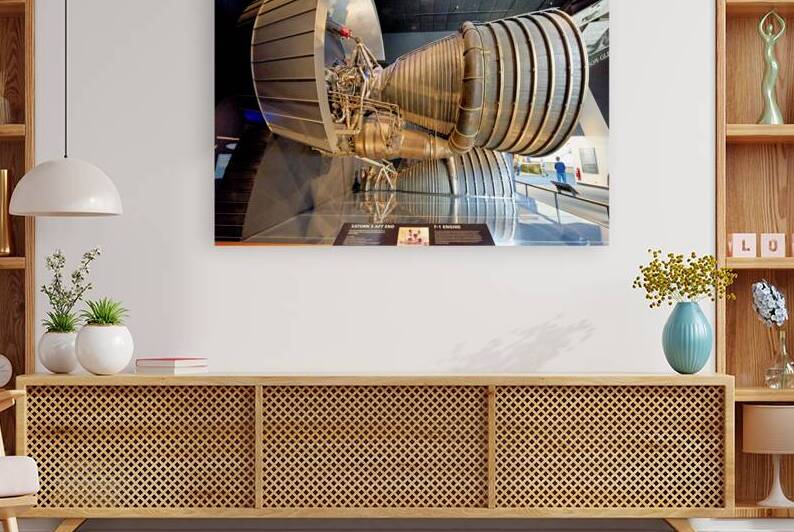 F 1 engine display at Smithsonian Air and Space Museum by Marco Brivio