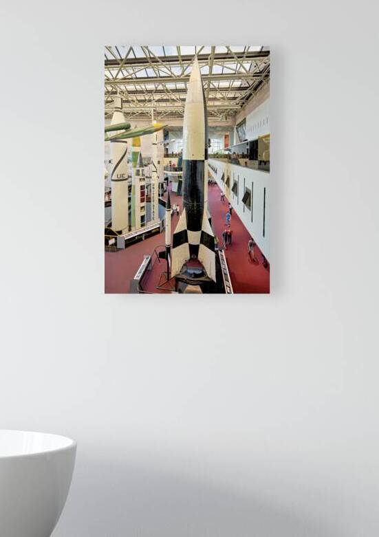 Rocket on display in National Air and Space Museum by Marco Brivio