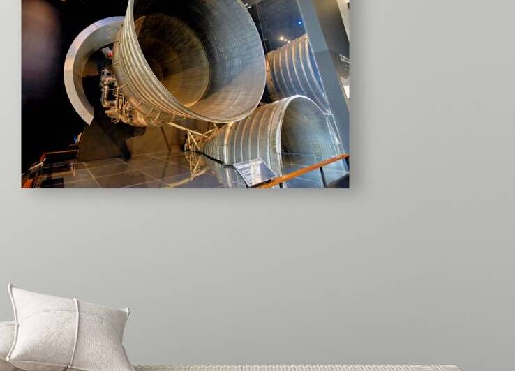 Rocket engine at Smithsonian Air and Space Museum by Marco Brivio