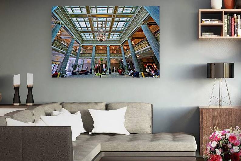 Interior of joseph smith building salt lake city by Marco Brivio