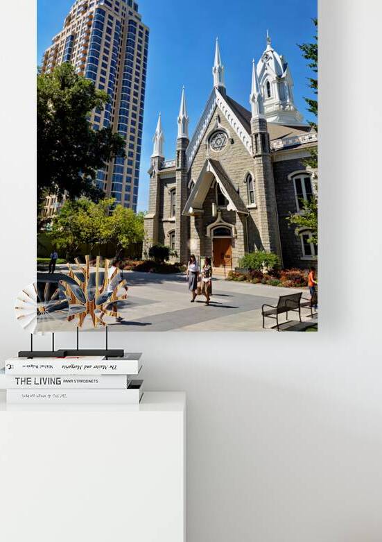 Visitors explore Assembly Hall in Salt Lake City by Marco Brivio