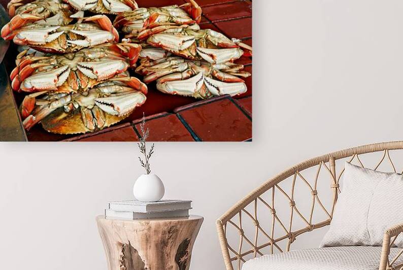 Dungeness crabs on display at Fishermans Wharf by Marco Brivio