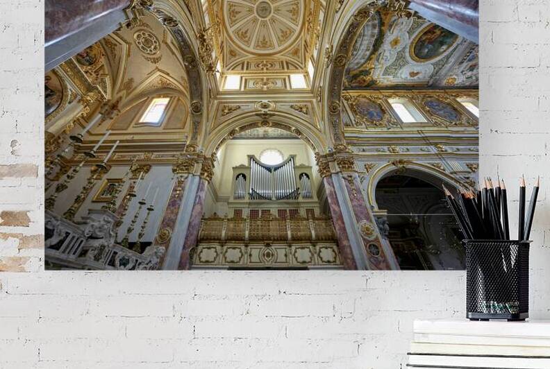 Basilica and ceiling design at Matera in Italy by Marco Brivio
