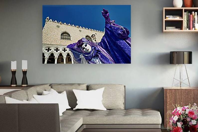 Venice Carnival features colorful masks and costumes by Marco Brivio