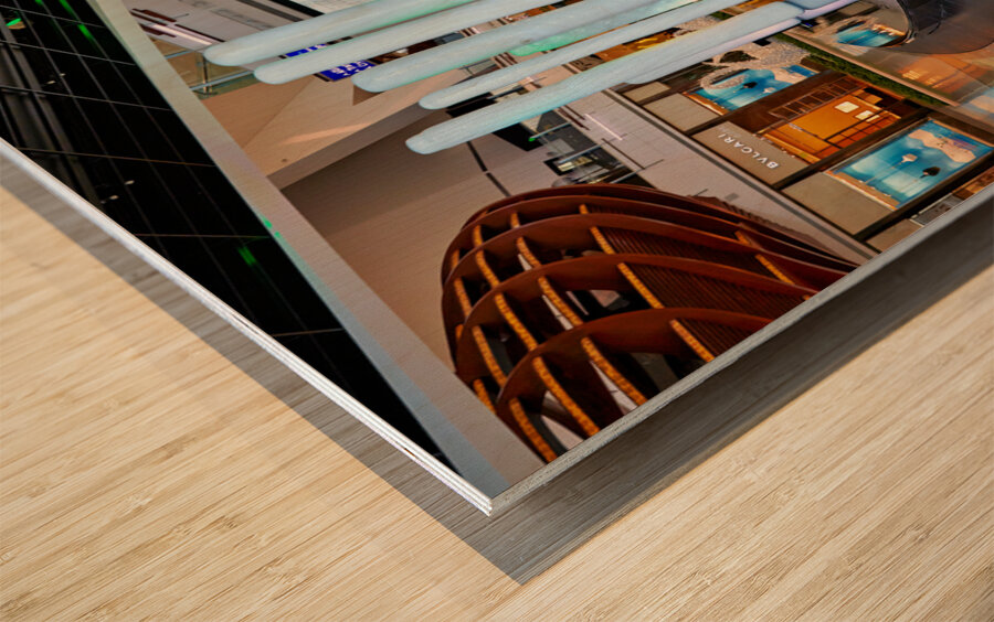 Crystals Mall City Center. Las Vegas Nevada USA Wood print