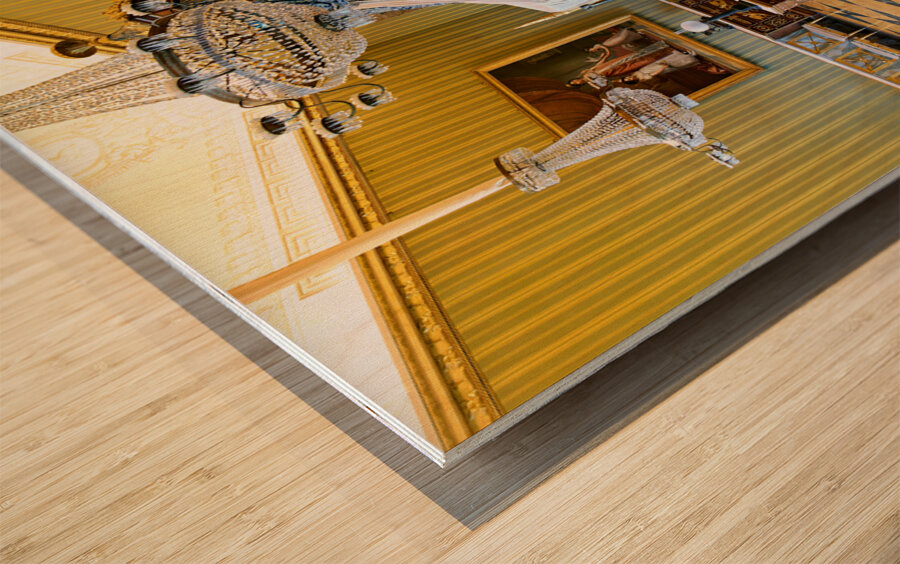 Caserta Campania Italy. The Royal Palace. The apartrment of King Joachim Murat Wood print