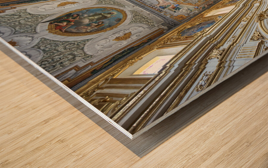 Matera Basilicata Italy. Basilica Pontificia Cattedrale di Maria Santissima della Bruna e SantEustachio Wood print