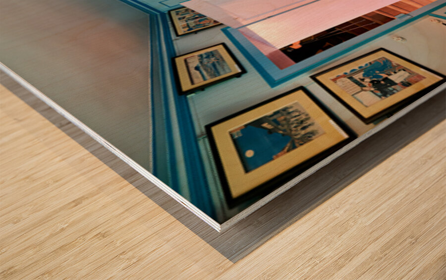 Explore Monets house in Giverny for design inspiration Wood print