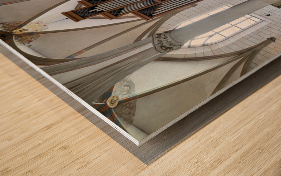 Visiting augsburg dom cathedral on the romantic road in bavaria Wood print