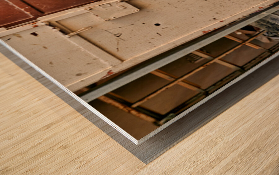 Old man sitting with sweets in Jerusalems old city Wood print