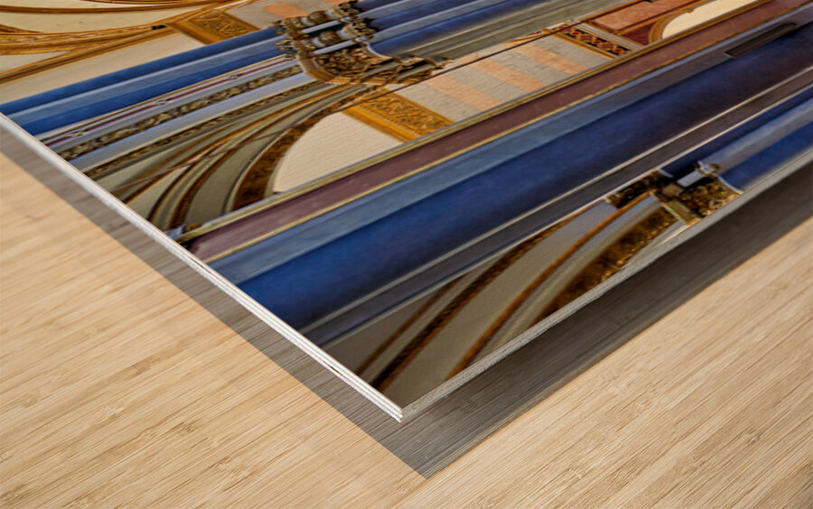 Visit to san domenico maggiore in naples campania italy Wood print