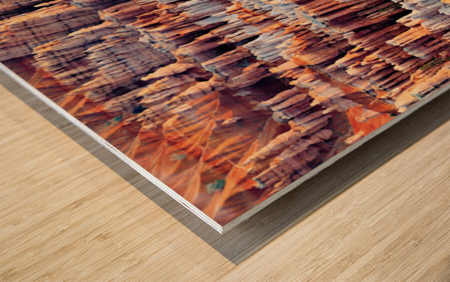 Views from bryce point in bryce canyon national park Wood print