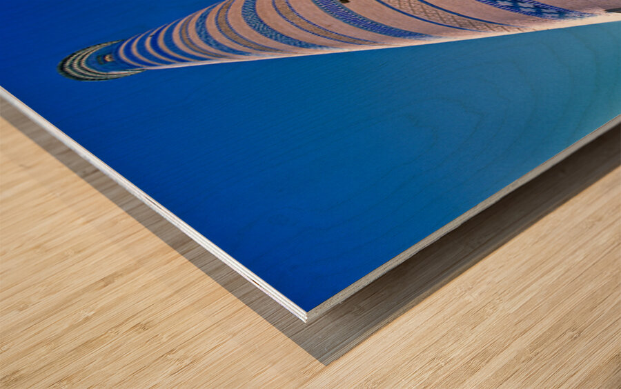 Historic architecture in Khiva Uzbekistan on a sunny day Wood print