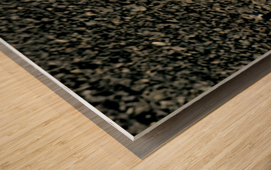 Crosses mark a cemetery in Longyearbyen Svalbard Archipelago Wood print